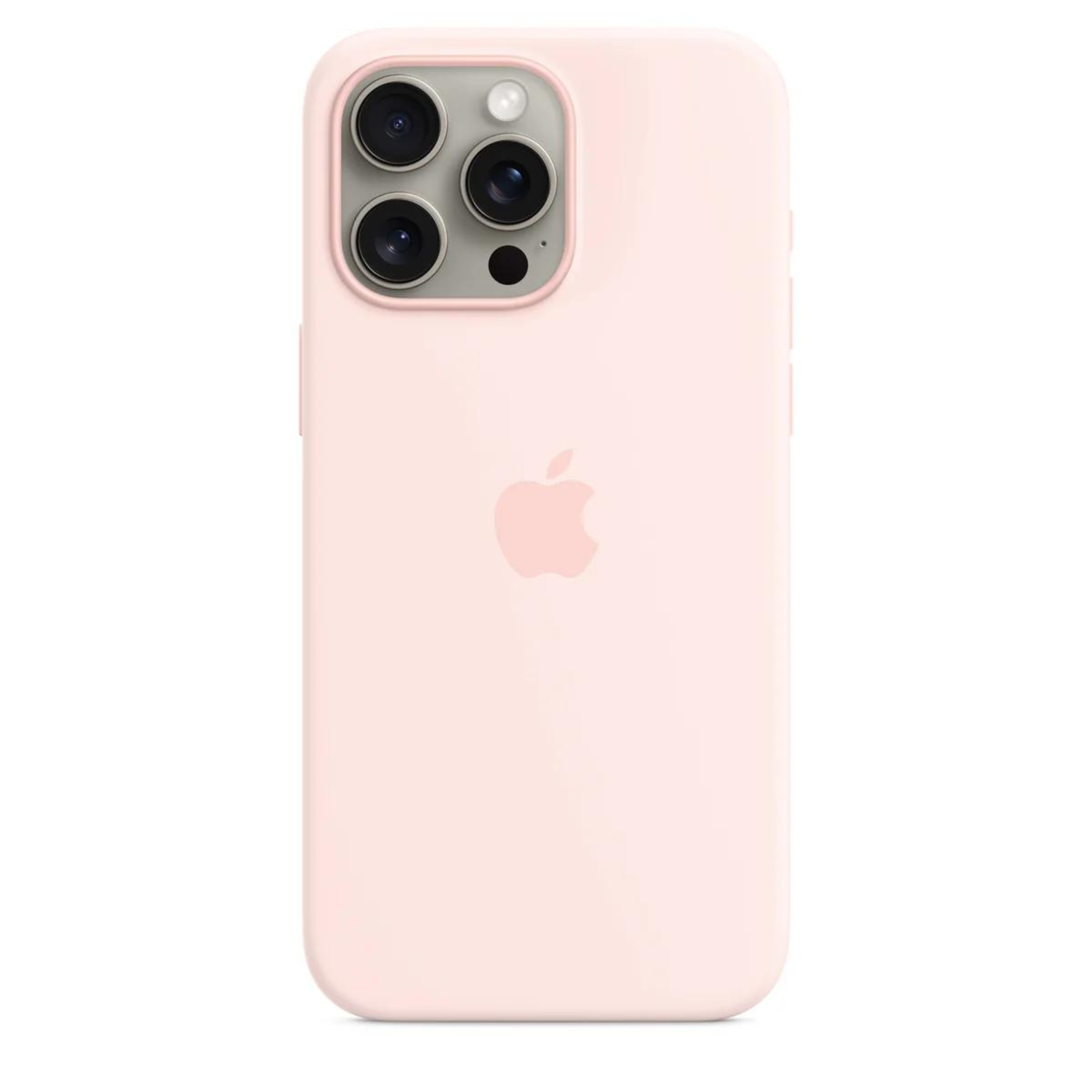 Silicone Case Magsafe iPhone 15 Pro Light Pink