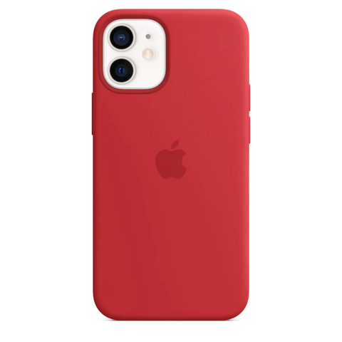 Silicone Case Magsafe iPhone 12 Mini Red