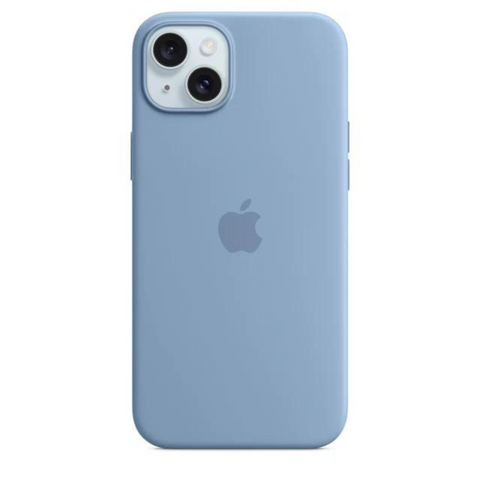 Silicone Case Magsafe iPhone 15 Plus Winterblue