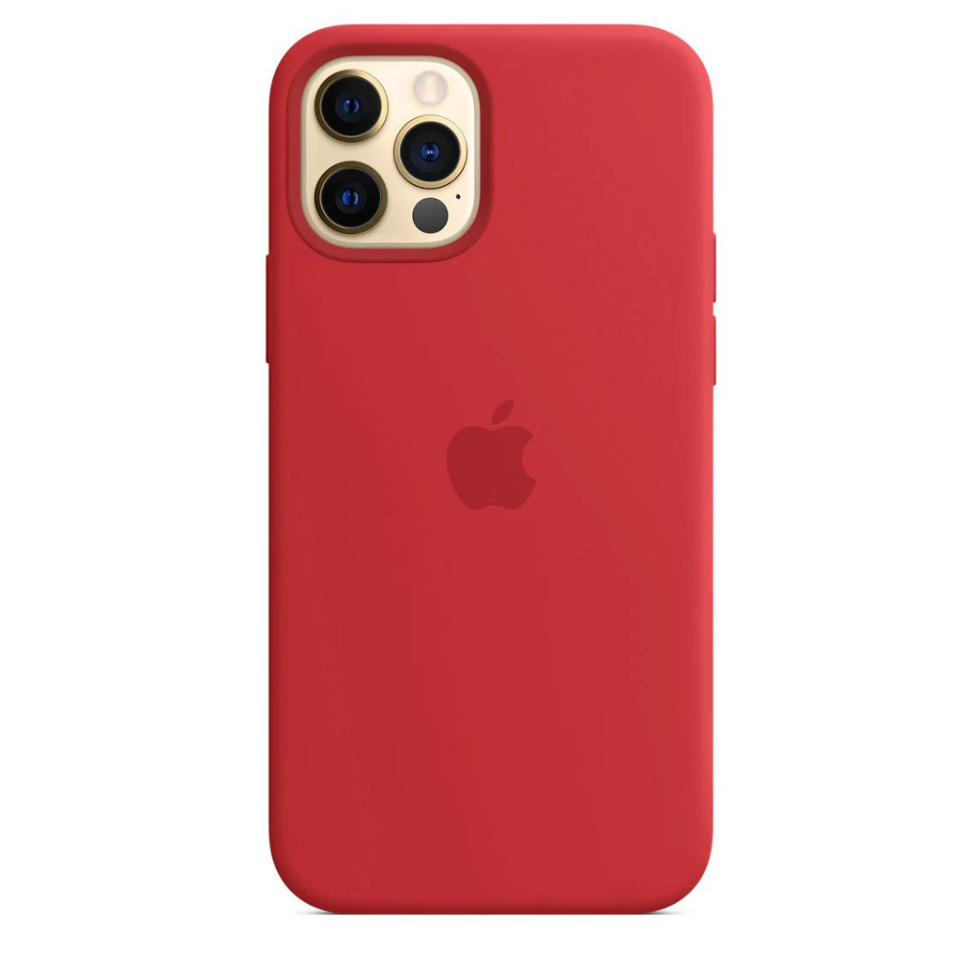 Silicone Case Magsafe iPhone 12 Pro Red