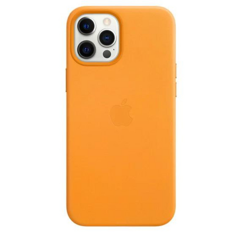 Leather Case Magsafe iPhone 12 Pro Max California Poppy