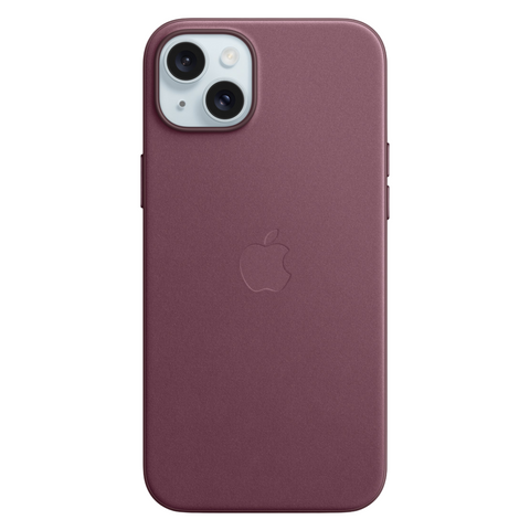 Leather Case Magsafe iPhone 15 Plus Dark Purple