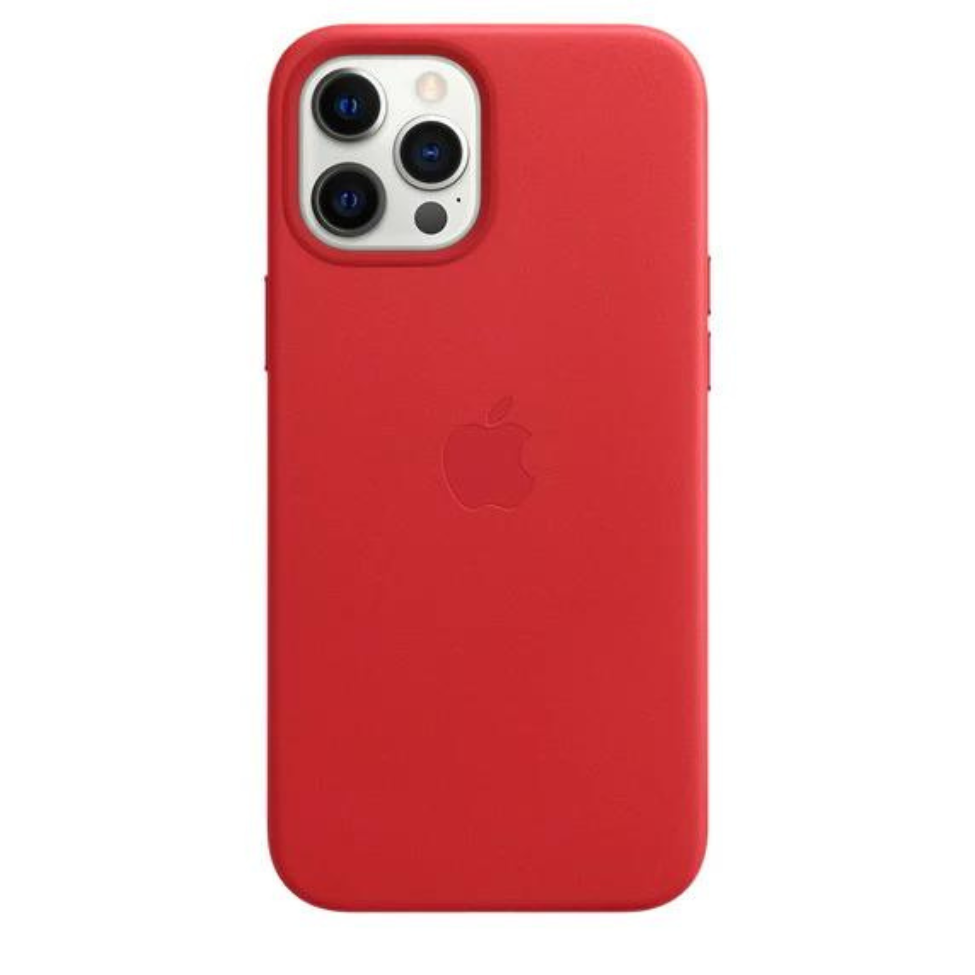 Leather Case Magsafe iPhone 12 Pro Max Red