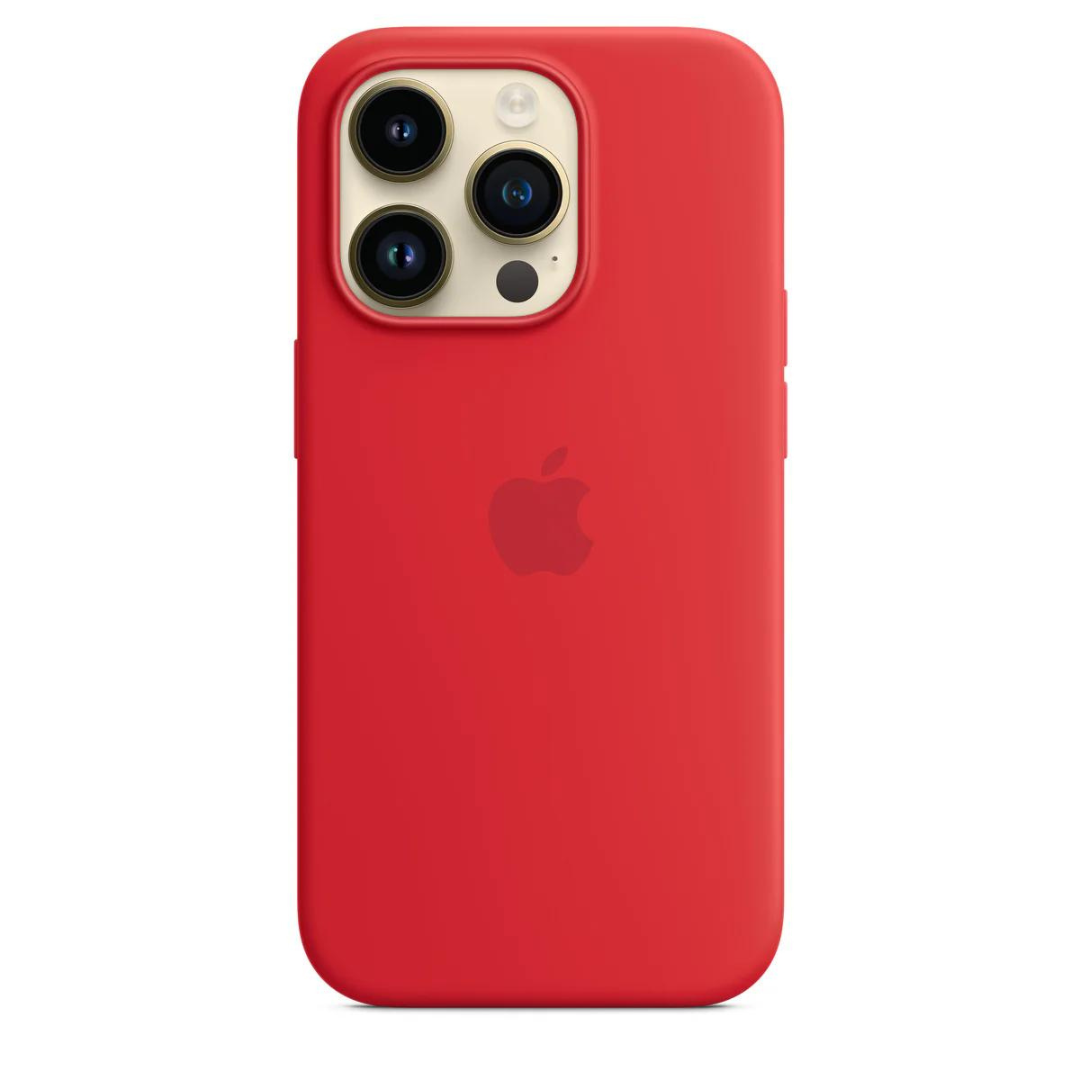 Silicone Case Magsafe iPhone 14 Pro Max Red