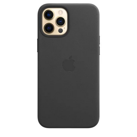 Leather Case Magsafe iPhone 12 Pro Max Black