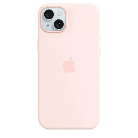 Silicone Case Magsafe iPhone 15 Light Pink