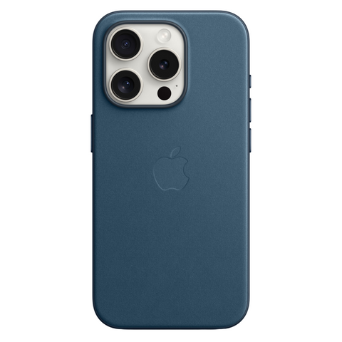 Leather Case Magsafe iPhone 15 Pro Pacific Blue