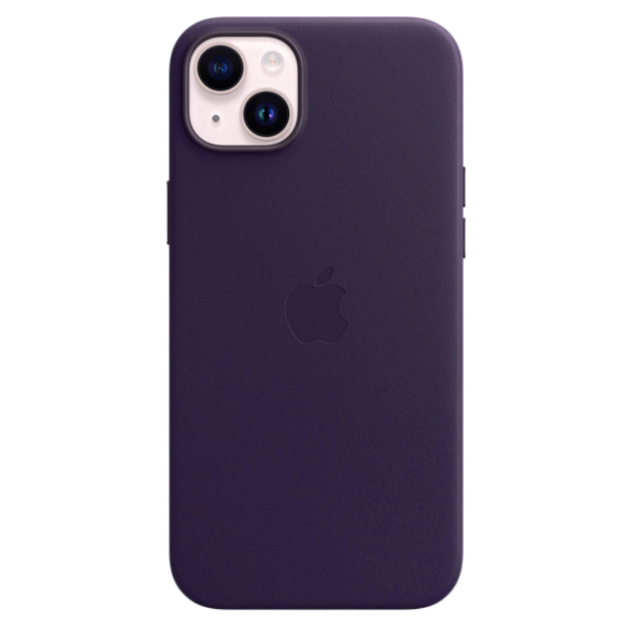 Leather Case Magsafe iPhone 14 Purple