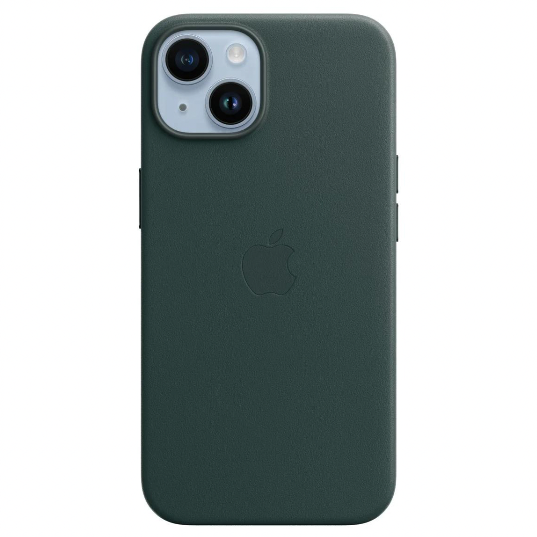 Leather Case Magsafe iPhone 14 Plus Forest Green