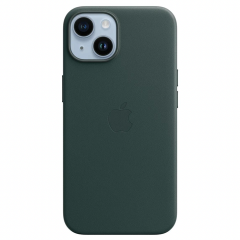 Leather Case Magsafe iPhone 14 Plus Forest Green