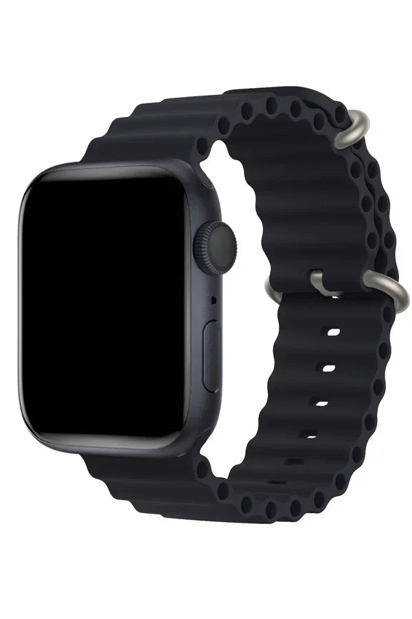 Apple Watch Silicone Band Ocean Dark Navy Blue