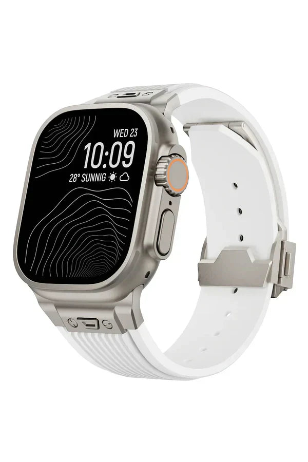 Apple Watch Silicone Band Aventura White