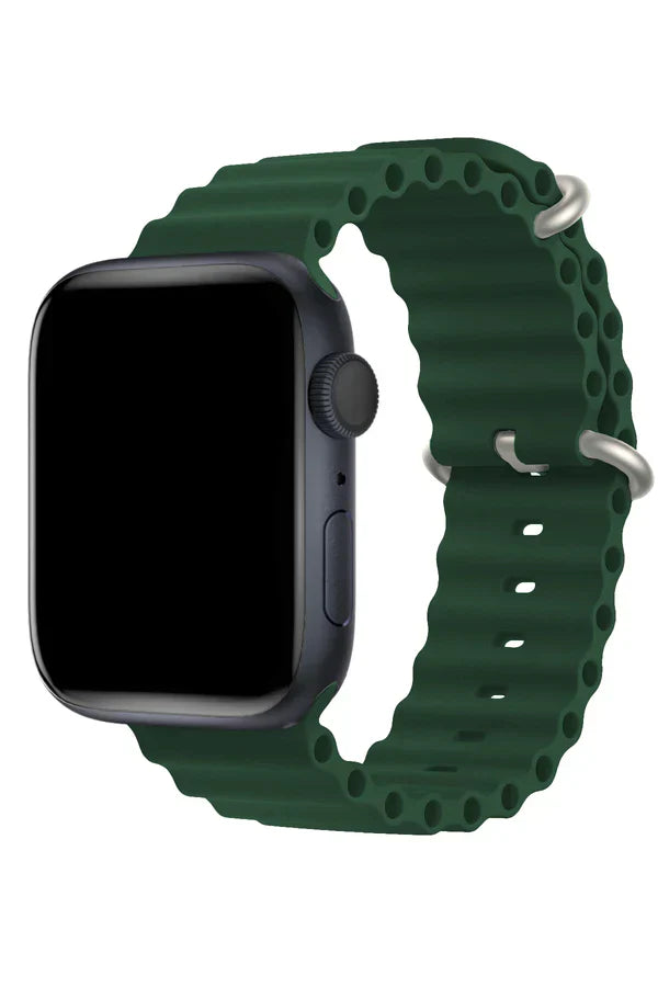 Apple Watch Silicone Band Ocean Green