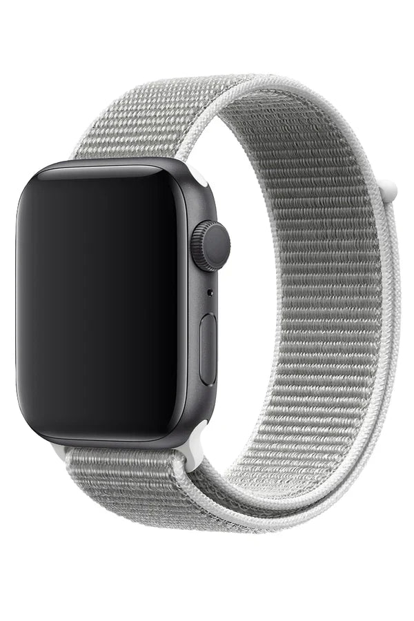 Apple Watch Nylon Band White Gray