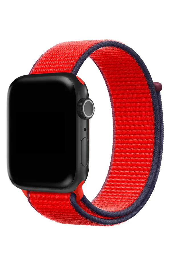 Apple Watch Nylon Band Sport Carnelian