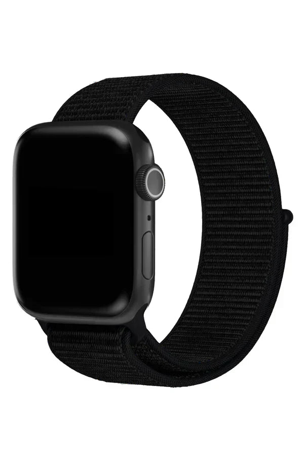 Apple Watch Nylon Band Sport Night Black