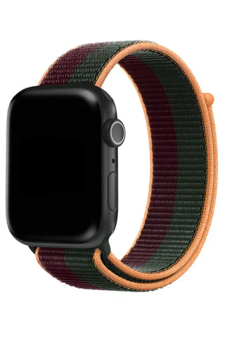 Apple Watch Nylon Band Sport Gold Black