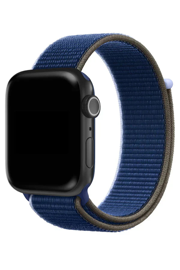 Apple Watch Nylon Band Sport Blue Frost