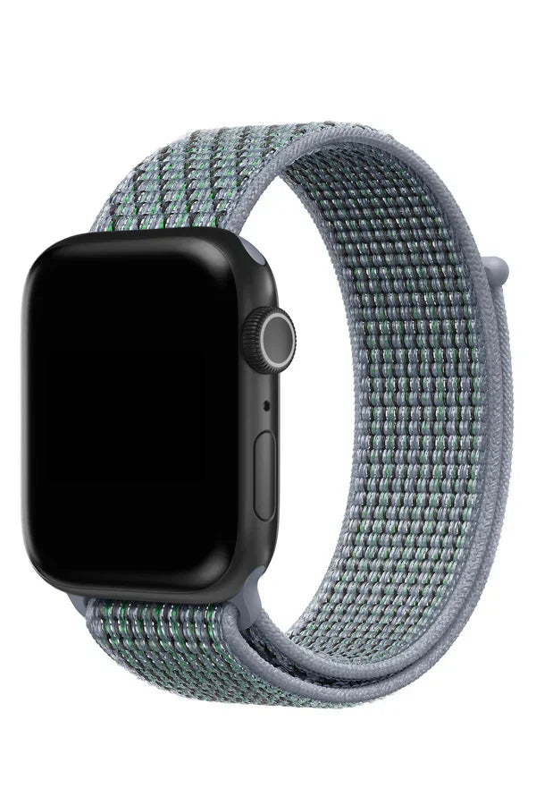 Apple Watch Nylon Band Sport Forest Gray