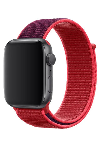 Apple Watch Nylon Band Sport Karmen Red