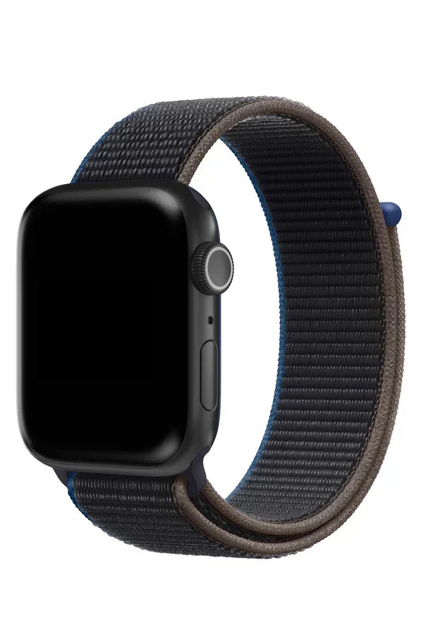 Apple Watch Nylon Band Sport Blue Slate