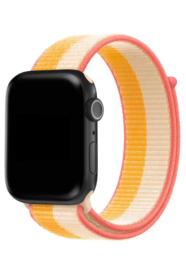 Apple Watch Nylon Band Sunset Coral