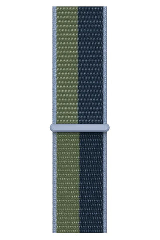 Apple Watch Nylon Band Sport Olive Navy