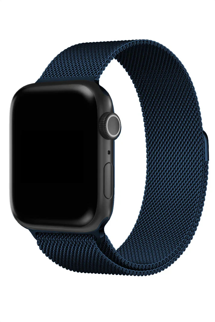 Apple Watch Metallic Band Milanese Midnight