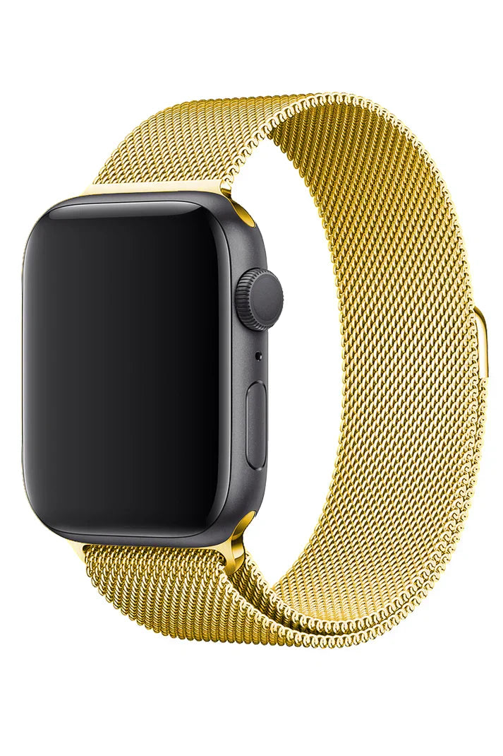 Apple Watch Metallic Band Milanese Gold