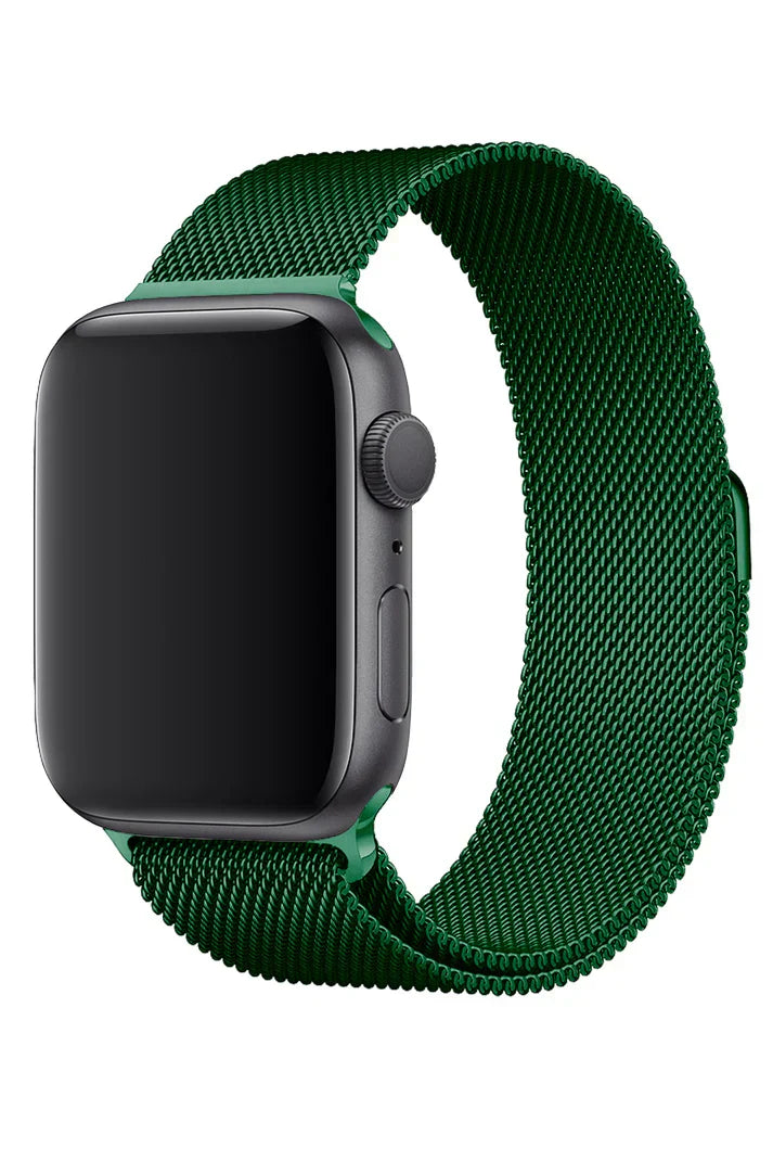 Apple Watch Metallic Band Milanese Green 1