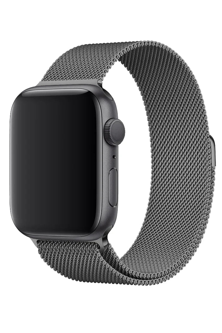 Apple Watch Metallic Band Milanese Space Gray