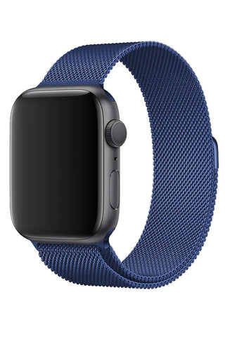 Apple Watch Metallic Band Milanese Space Blue