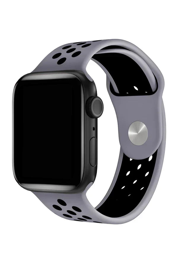 Apple Watch Silicone Band Sport Black Antracit