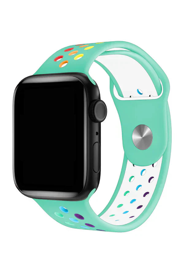 Apple Watch Silicone Band Sport Amazon Rainbow