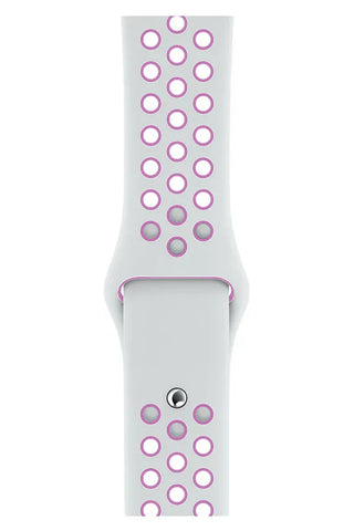 Apple Watch Silicon Band Sport Lila White