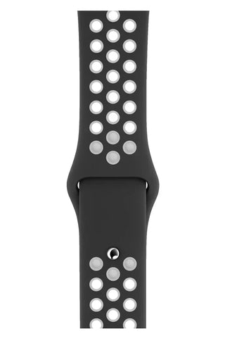 Apple Watch Silicone Band Sport Black White