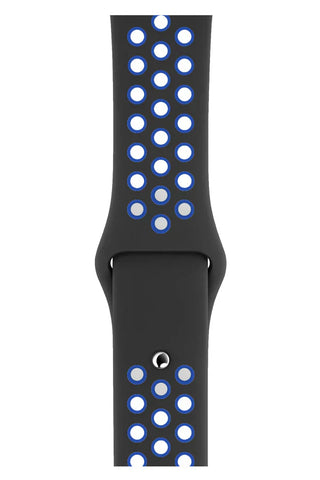 Apple Watch Silicon Band Sport Black Blue