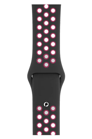 Apple Watch Silicon Band Sport Black Pink