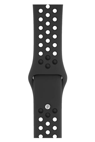 Apple Watch Silicone Band Sport Black Petrol