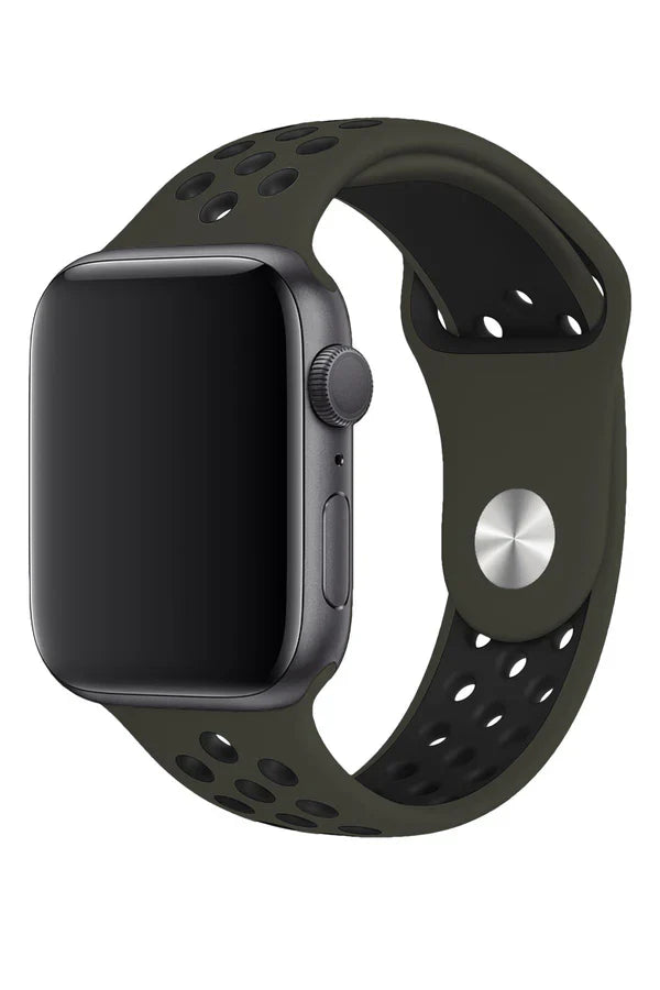 Apple Watch Silicon Band Sport Olive Green