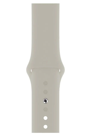 Apple Watch Silicone Band Clasic Beige White