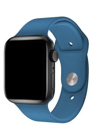 Apple Watch Silicone Band Clasic Denim Blue