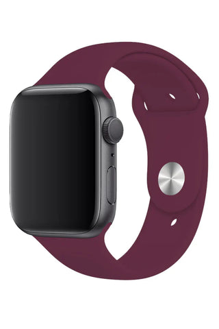 Apple Watch Silicone Band Clasic Plum