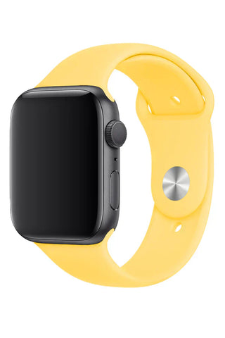 Apple Watch Silicone Band Clasic Pastel Yellow