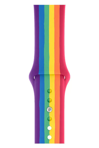 Apple Watch Silicone Band Clasic Rainbow