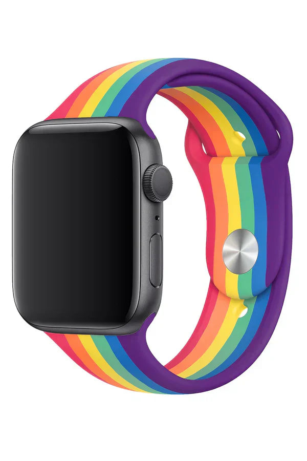 Apple Watch Silicone Band Clasic Rainbow