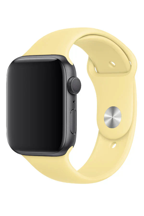 Apple Watch Silicone Band Clasic Pale Yellow