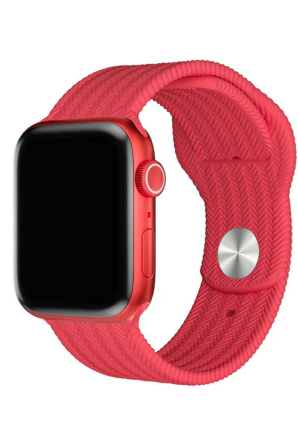 Apple Watch Silicone Band Wave Pink