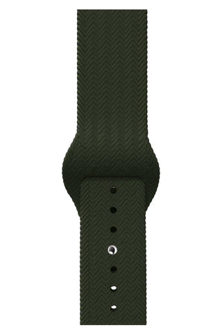 Apple Watch Silicone Band Wave Green