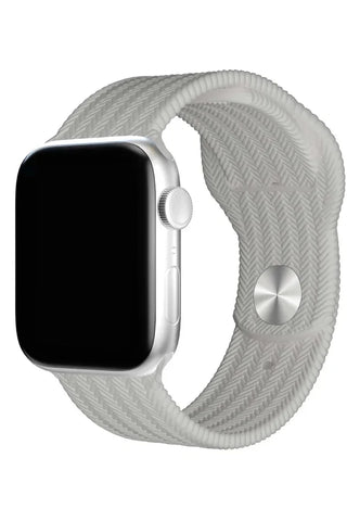 Apple Watch Silicone Band Wave White